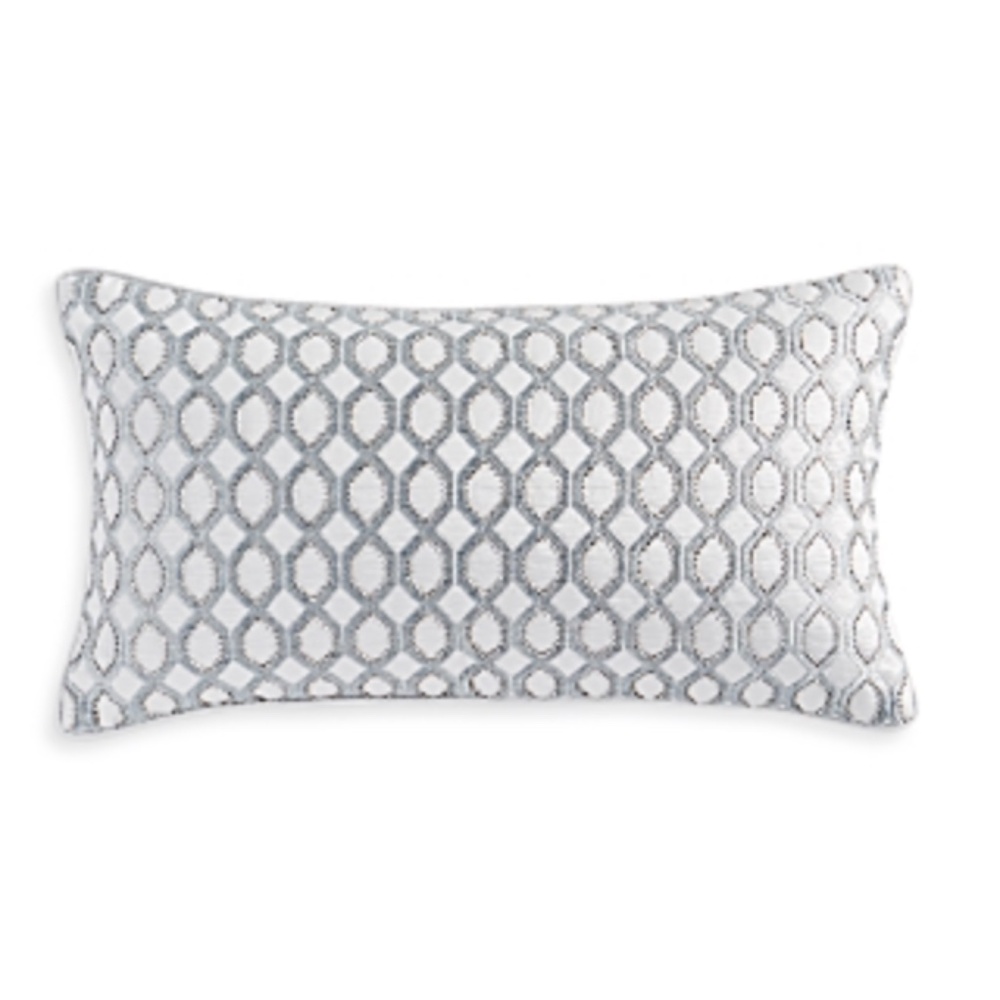 Hudson Park Collection Faded Geometric Decorative Pillow, 12 X 22 - 100% Exclusi